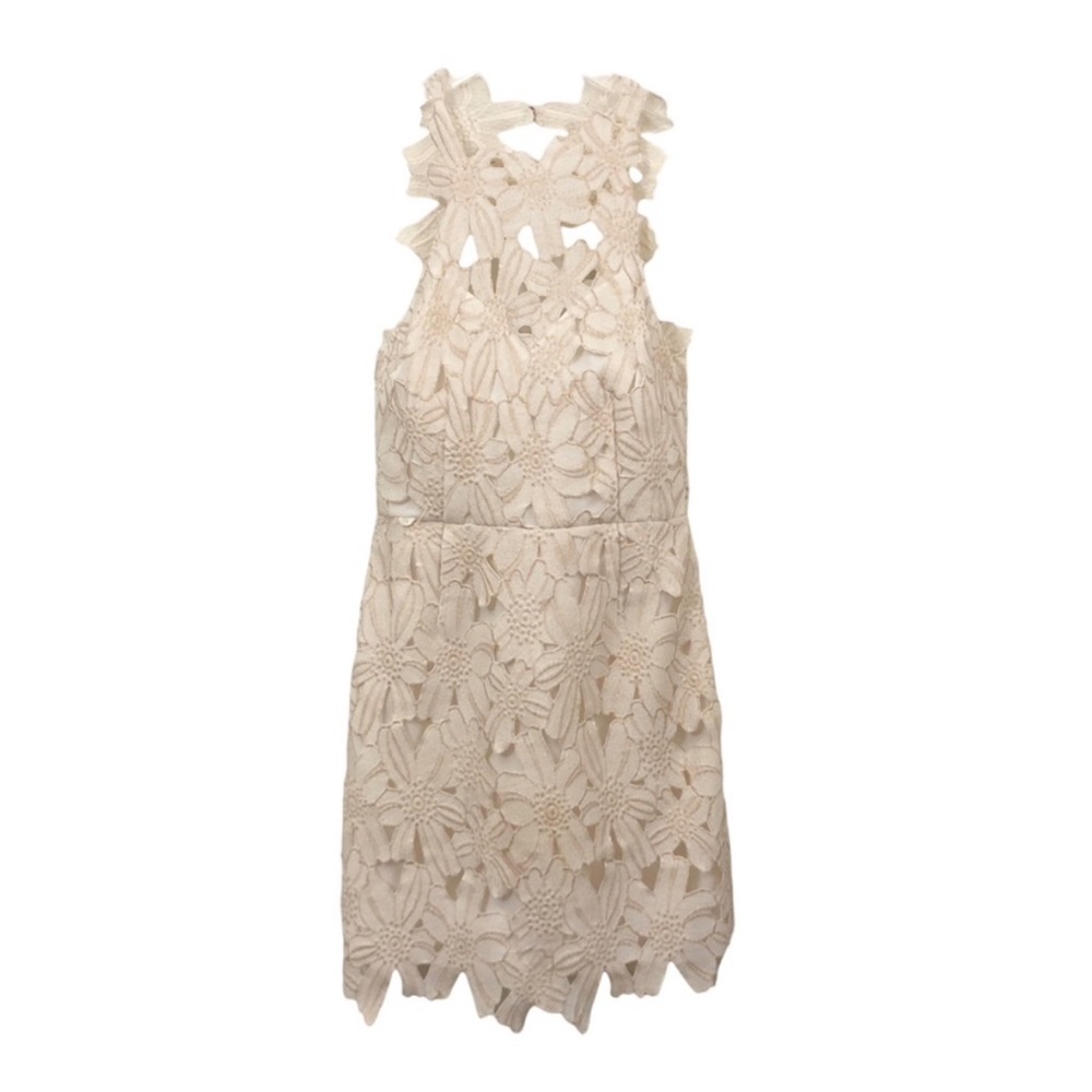Free People + Saylor Jessa Foil Lace Dress Womne's Small - Picture 7 of 11